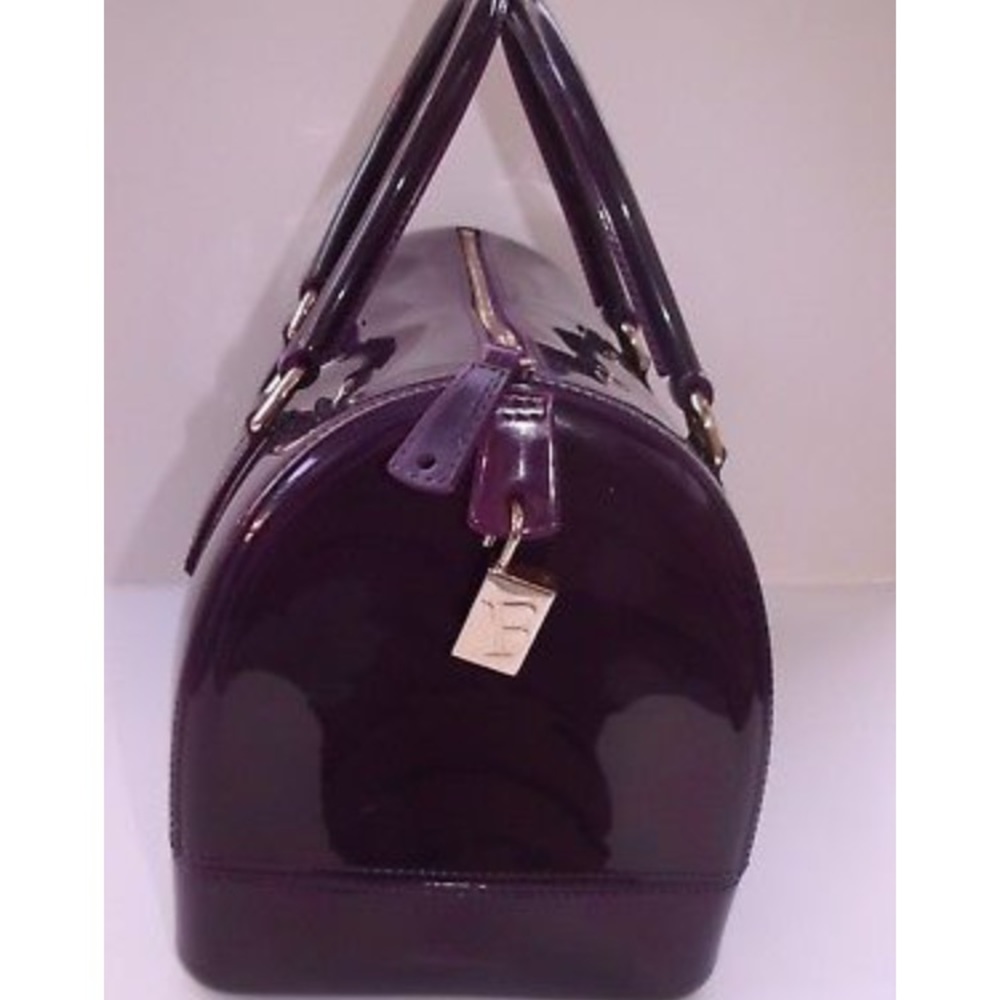 Rare! Furla Candy Bag Rubber Satchel PVC style